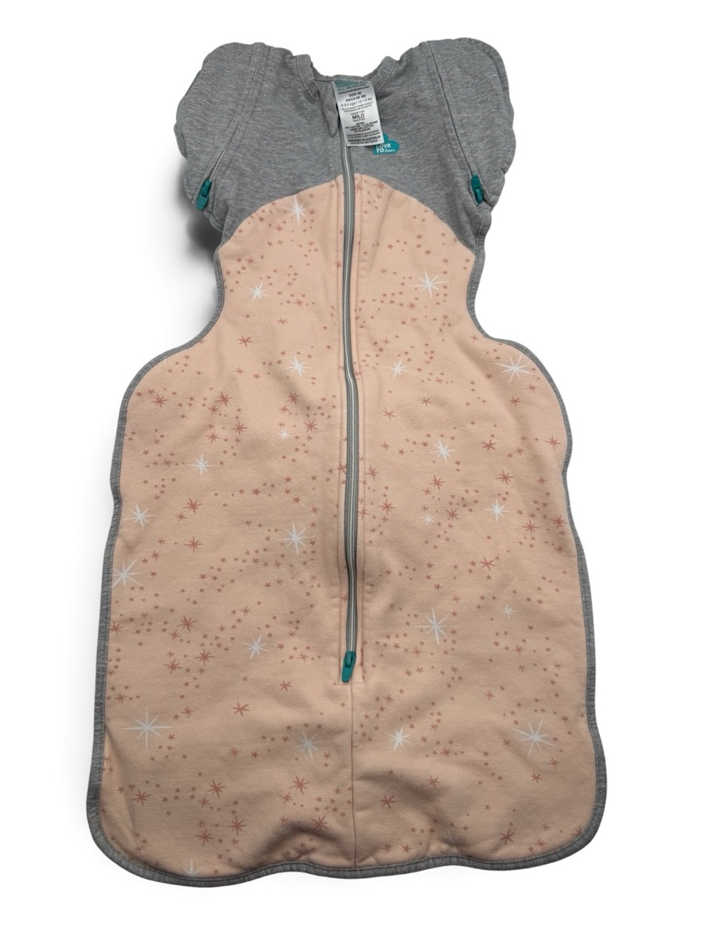 Love to Dream Swaddle UP Transition Sleep Sack, Medium, Pink Stars